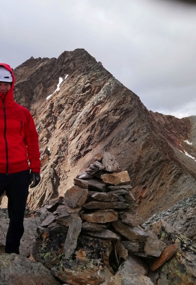 Kleiner Ramolkogel 3349m, dahinter von links nach rechts Großer, Mittlerer und Nördlicher Ramokogel