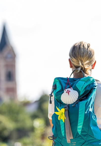 Pilgerin am Münchner Jakobsweg
