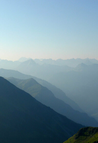 Weitsicht vom Kreuzjoch