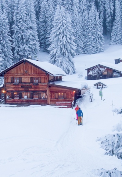 Gundhütte im Winter