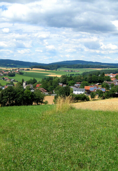 Blick zurück nach Eschlkam