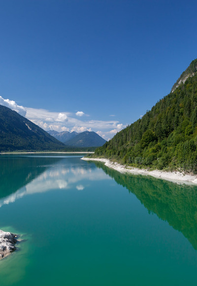 Isareinlauf Sylvensteinsee