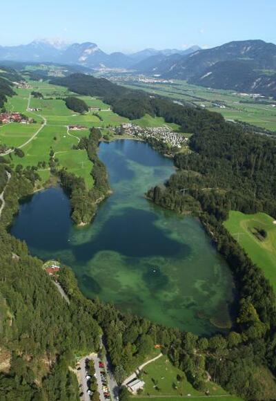 Reintalersee aus der Luft