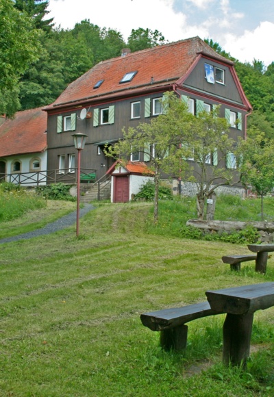 Das Schweinfurter Haus am Fuße des Gangolfsbergs bietet ideale Rastmöglichkeiten.