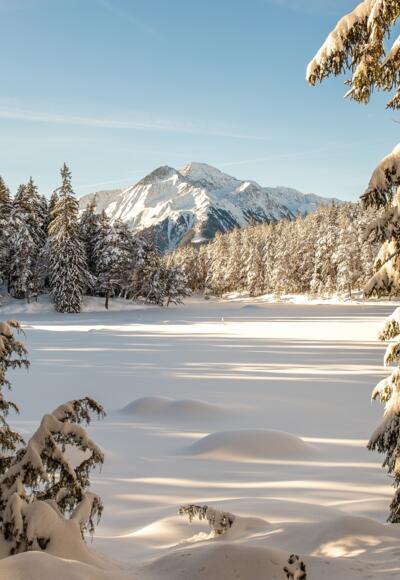 Möserer See im Winter