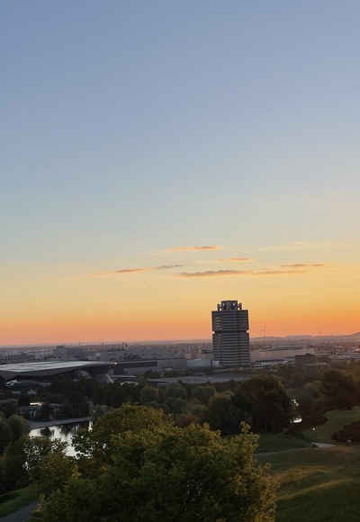 Sonnenaufgang vom Olympiaberg