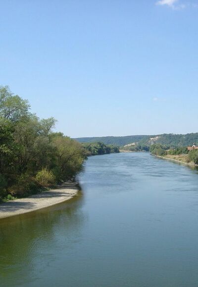Blick auf die Donau bei Bad Abbach