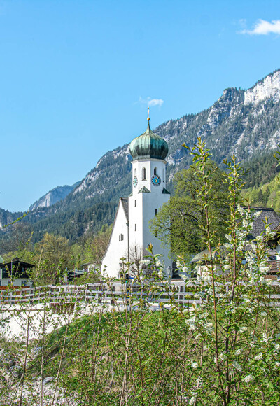 Kirche Bischofswiesen: Startpukt der Tour