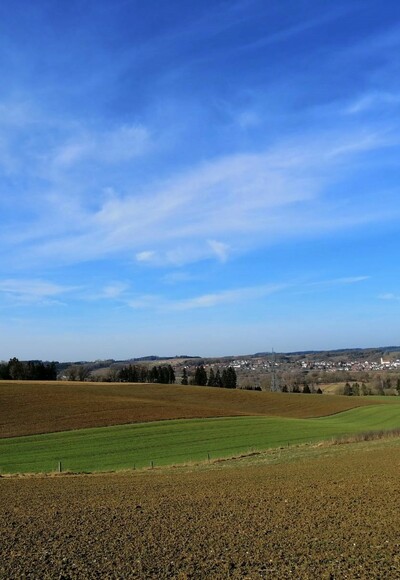 Aussicht vom Fuchsberg auf die Umgebung