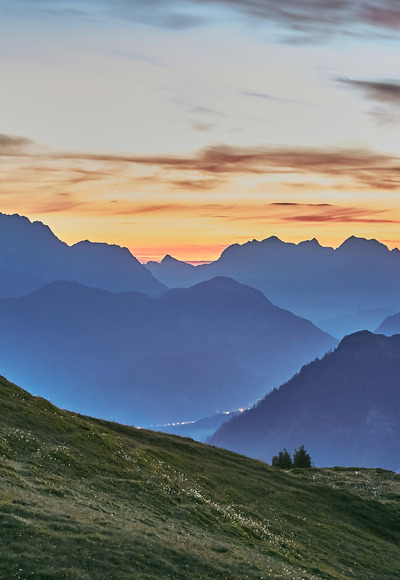 Sonnenaufgang in der Hochalm
