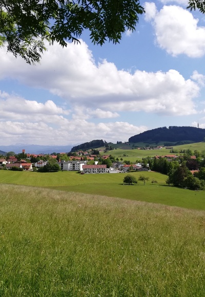Blick auf Wiggensbach