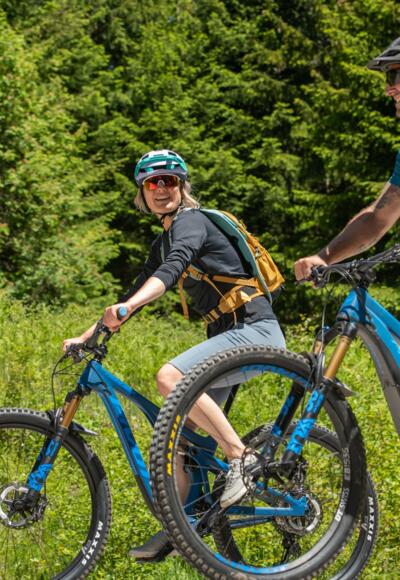 Mountainbiker on Tour