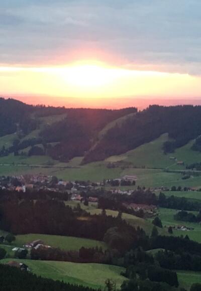 Blick vom Hauchenberg ins Weitnauer Tal