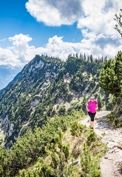 Auf dem Rosslandersteig am Untersberg