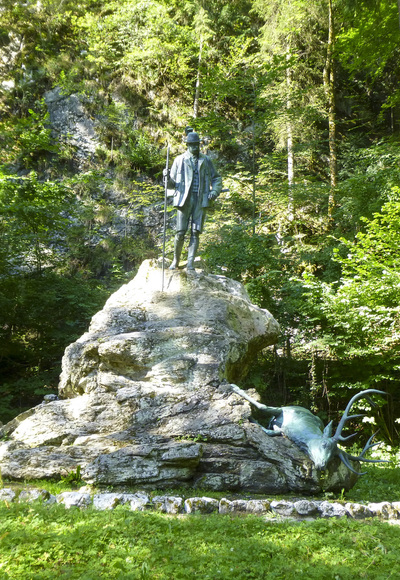 Kaiser Franz Josef Jagdstandbild in Bad Ischl. Z10