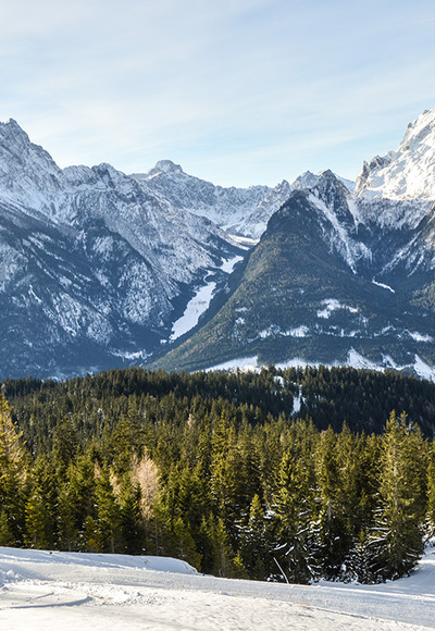 Ausblick vom Hirscheck zu Watzmann, Wimbachtal und Hochkalter