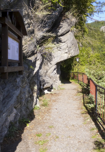 Felsenpromenade in Ramingstein. Z17