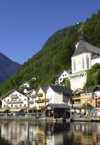 Evangelische und Katholische Kirche in Hallstatt. Z12