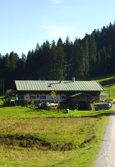 Auf dem Weg zur Schwarzentenn-Alm