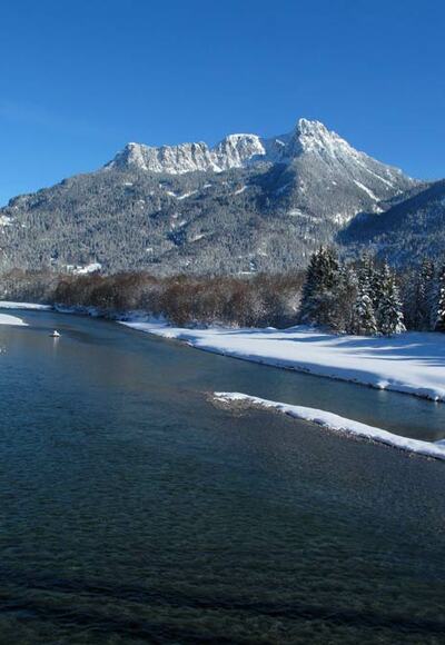 Der Lech im Winter