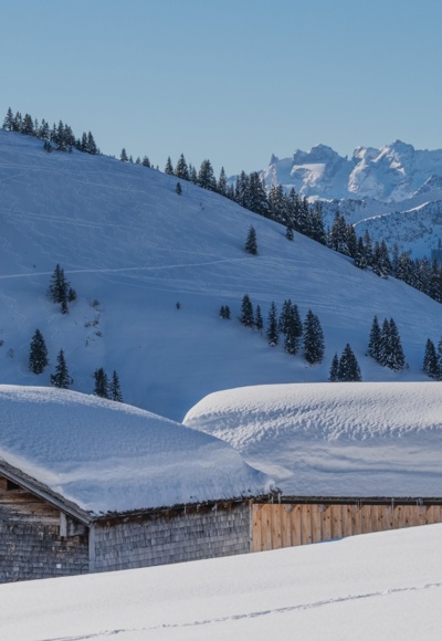 Winterlandschaft Damüls