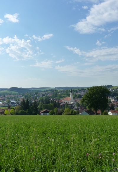 Ausblick vom Berndlberg auf Triftern