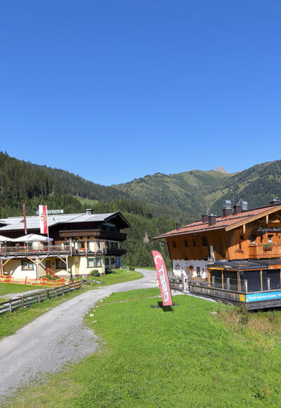 Alpentaverne und Zapfenhütte
