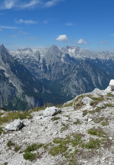 Am Gipfel des Hirschecks