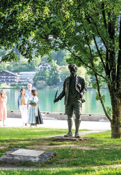Skulpturengruppe im Kurpark Rottach-Egern