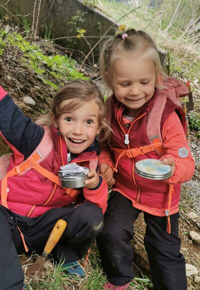 Geocaching mit Kindern in Saalbach-Hinterglemm