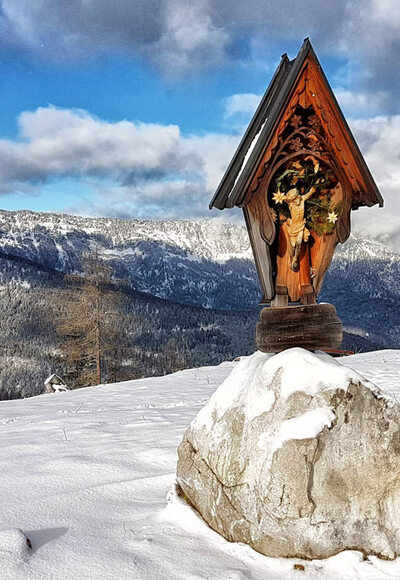 Das Gipfelkreuz auf dem Götschenkopf
