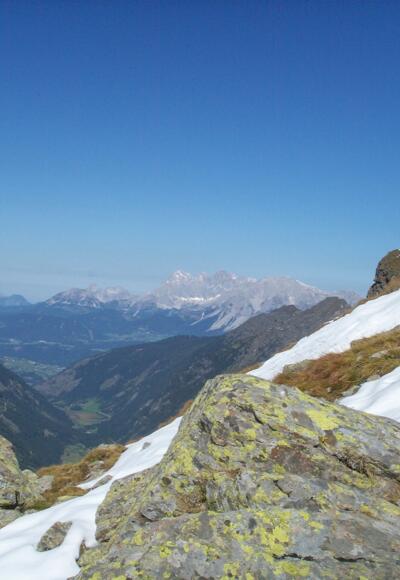 Sicht von Klafferscharte zum Dachstein. Z16