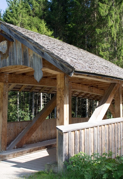 Gedeckte Brücke Riezlern Höfle