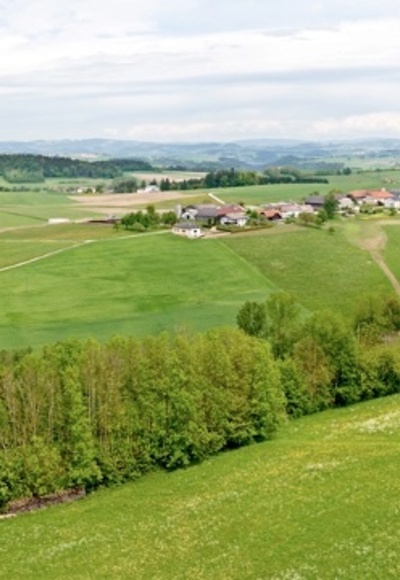 Panorama Kirchberg - Blick vom Aussichtsturm Burgstall