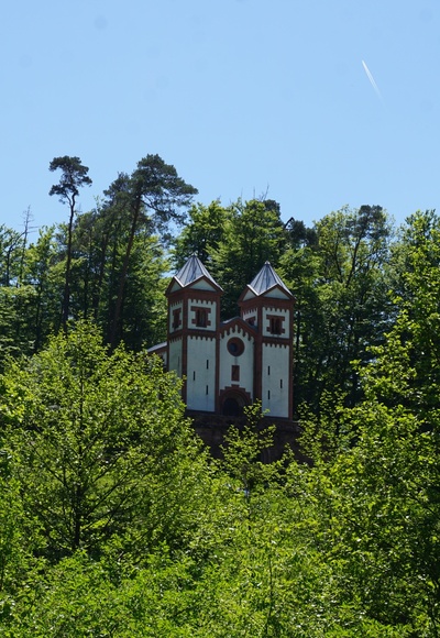 Blick auf Gruftkapell Basilika Maria Schnee