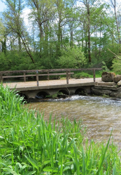 Querungsmöglichkeit des Ampernebenarmes zwischen Isar und Amper