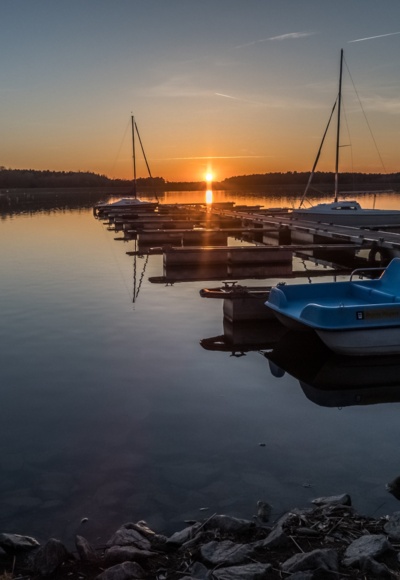 Sonnenuntergang am Rothsee