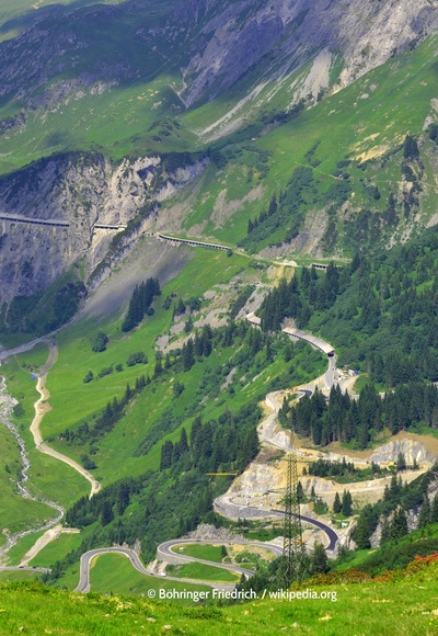 Arlberg Pass Straße
