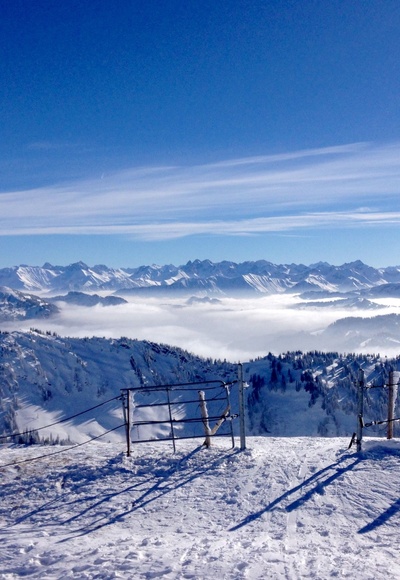 Der Allgäuer Hauptkamm vom Hochgratgipfel