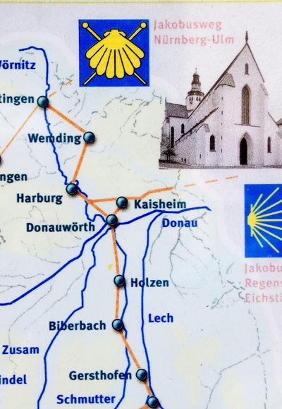 Kaisheim - Zusammentreffen zweier Jakobswege