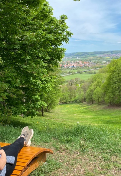 Rast am Kapellenkreuzweg Hammelburg