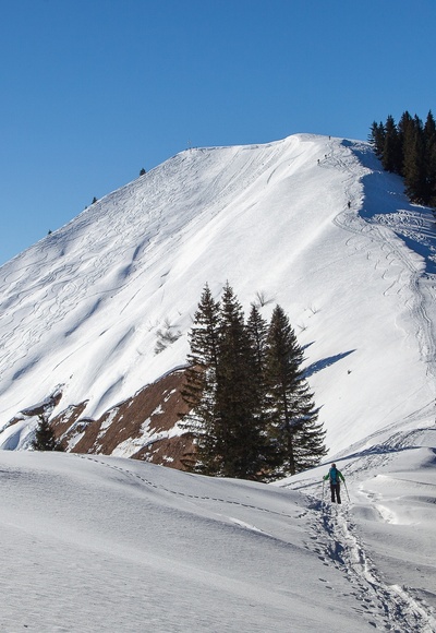 Der Gipfel ist in Sichtweite