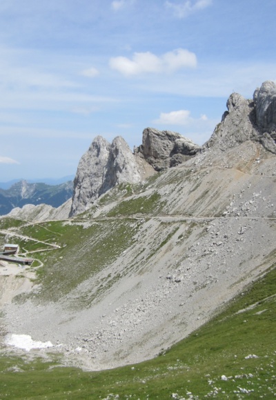 Die Bergstation der Karwendelbahn