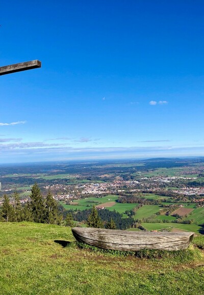 Audioguide Blomberg: Aussicht auf die Stadt Bad Tölz