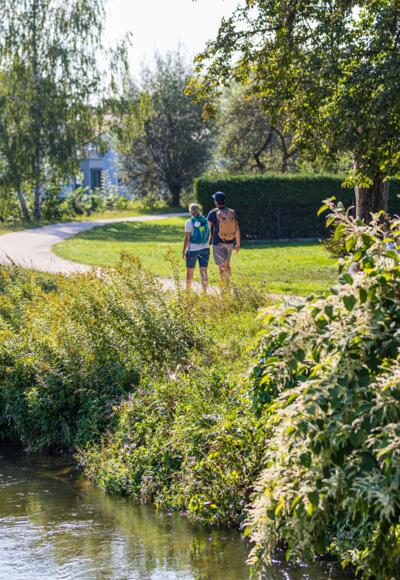 Wandern am Mühlbach in Olching