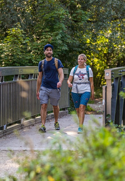 Wandern in den Amperauen bei Olching