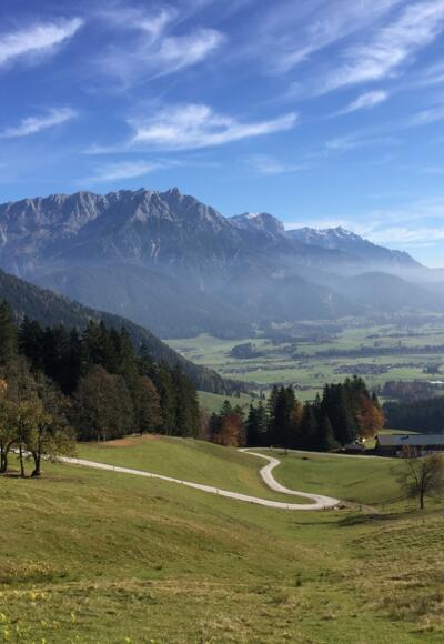 Blick auf Steinernes Meer und Saalfeldener Becken