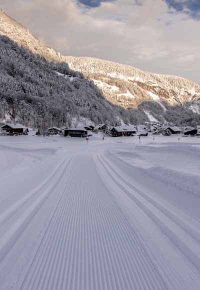 Langlaufloipe Dorf in Mellau