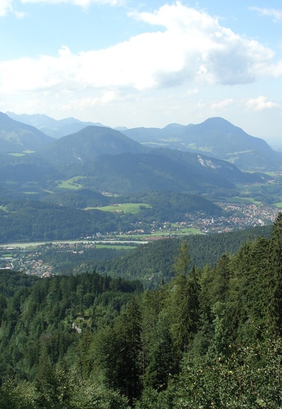 Das Inntal mit Blick zum Kufsteiner Becken