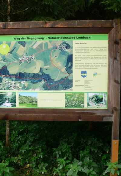 Infotafel "Weg der Begegnung"